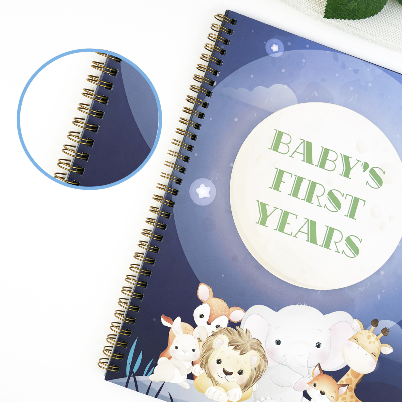 Бележник за растеж на бебето – мил карикатурен стил, 50–100 страници, хартия 100 г/м², дървесна целулоза