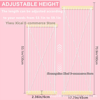 Ξύλινο τοίχου ράφι αποθήκευσης λούτρινων παιχνιδιών, με ρυθμιζόμενο ύψος, απλός μοντέρνος σχεδιασμός
