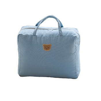 Βαμβατική τσάντα αποθήκευσης ρούχων και παπλωμάτων, τσάντα με χειρολαβή, πολυχρηστική για ταξίδια, υπνοδωμάτιο και σαλόνι; κατάλληλη για ρούχα, εσώρουχα, παπλώματα