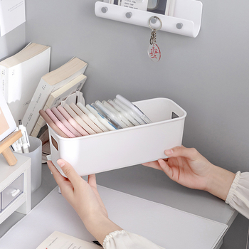 Θήκη αποθήκευσης επιτραπέζιου, χωρίς καπάκι, ορθογώνια, από PP πλαστικό, 2L χωρητικότητα, μοντέλο 3170, κατάλληλη για γραφική ύλη, κινητά τηλέφωνα, καλλυντικά και μικροαντικείμενα