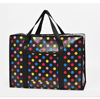 Παχύτερη μεταφορική και ταξιδιωτική τσάντα αποθήκευσης, Ultra-light πλεκτή τσάντα, 20–35L, γεωμετρικό μοτίο, αστικός μινιμαλισμός, ανθεκτική στη φθορά, χωρίς επένδυση