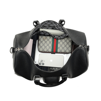 Ανδρική τσάντα ταξιδιού με σχέδιο κρανίου, PU ύλικό, χωρητικότητα 36–55 λίτρων, αναπνεόμενη, αδιάβροχη, επεκτάσιμη