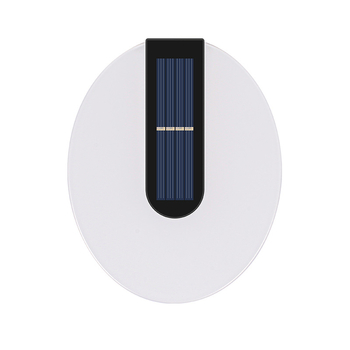 Соларна външна стенна лампа за двор, акрилна, водоустойчива, LED 5W, ръчен превключвател