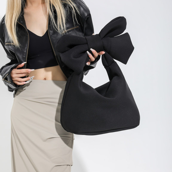 Чанта-кофа от нейлон в уличен стил, с цип, вътрешен джоб с цип, една презрамка