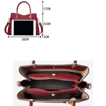 Geantă de damă cu capacitate mare – geantă tote tridimensională, moale, cu buzunar pentru telefon și strat interior, Primăvara 2025