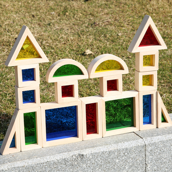 Fából készült építőblokkok – bükkfa, szabvány domino, DIY-barát, 4–6 éveseknek