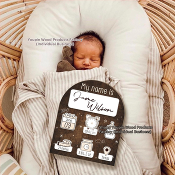 Ξύλινο μαγνητικό σήμα για μαυροπίνακα, κατάλληλο για το σχολείο, φωτογραφικό αξεσουάρ για παιδιά, μοντέρνο μινιμαλιστικό στυλ