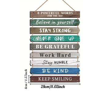 Boxwood ξύλινο διακοσμητικό κρεμαστό τοίχου - Μοντέρνο μινιμαλιστικό σχέδιο για κουζίνα και τραπεζαρία