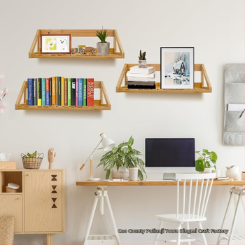 Ξύλινο Ράφι Τοίχου Αποθήκευσης – Πολυλειτουργικό, Μίας Επιπέδου, Με Στερέωση με Βίδες, Απλός Μοντέρνος Σχεδιασμός