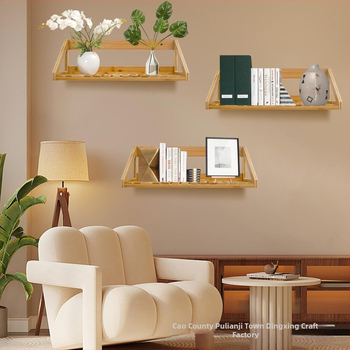 Ξύλινο Ράφι Τοίχου Αποθήκευσης – Πολυλειτουργικό, Μίας Επιπέδου, Με Στερέωση με Βίδες, Απλός Μοντέρνος Σχεδιασμός