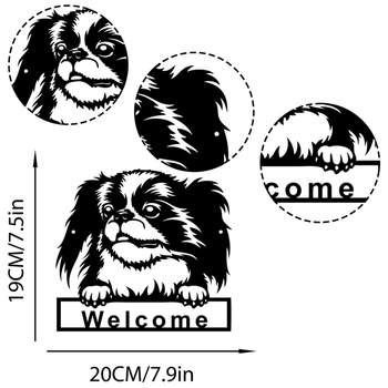 Μεταλλικό διακοσμητικό τοίχου ζώου από την Yucheng craftsmanship, μοντέρνος μινιμαλιστικός σχεδιασμός