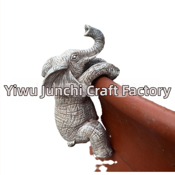 Ελέφαντας από ρητίνη, κρεμαστό γλαστάκι - μοντέρνο μινιμαλιστικό γλυπτό ζώου (Υλικό: Συνθετική ρητίνη; Κατηγορία: Ζώα; Στυλ: Μοντέρνο και μινιμαλιστικό; Τύπος υλικού: Πλαστικό, ρητίνη)