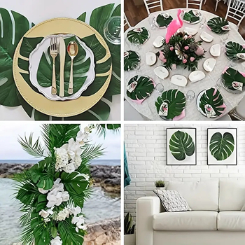 Σετ τεχνητών φύλλων τροπικών φυτών, 6 ειδών, 108 τεμάχια; Chen Hui; για γάμους, εξωτερικές εκδηλώσεις και φωτογραφικά αξεσουάρ