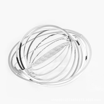 Κρεμαστό για τον άνεμο με 3D περιστρεφόμενο σχέδιο Nordic Mandala Flower of Life (Μέταλλο · Χάραξη · Κρεμαστό)