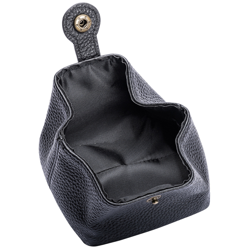 Монетник от естествена кожа – първи слой телешка кожа, едноцветен дизайн, урбан стил, подплата полиестер