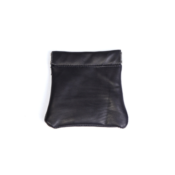 Baorui valódi bőrből készült érmés pénztárca, juhbőr, 1 hajtás, bélés nélkül, városi stílus