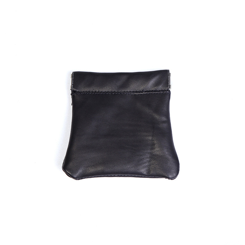 Baorui monetų piniginė iš tikros odos, avies odos tekstūra, 1 sulankstymas, be įdėklų, miesto stilius