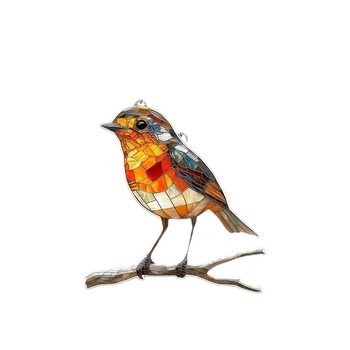 Robin Suncatcher - ακρυλική πινακίδα, εκτύπωση, Μάρκα: RY, IP άδεια: Όχι