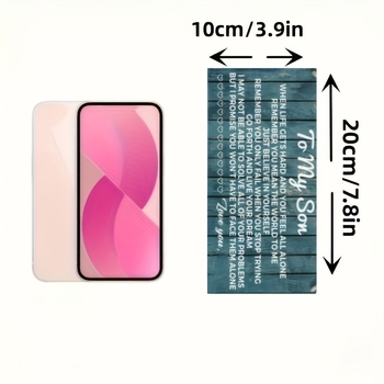 Ξύλινο σήμα με το σλόγκαν \\\