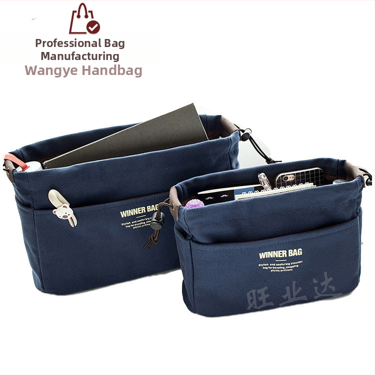 Платнена многофункционална чанта за съхранение с буквен дизайн за ученици; подплата от платно; градски минималистичен стил; унисекс