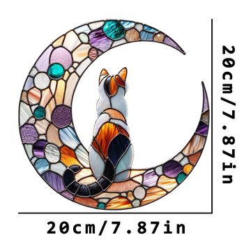 Ακρυλικός κυκλικός δίσκος με αλυσίδα – ζωγραφισμένο μοτίβο, τεχνική εκτύπωσης, στυλ μόδας για την πόλη