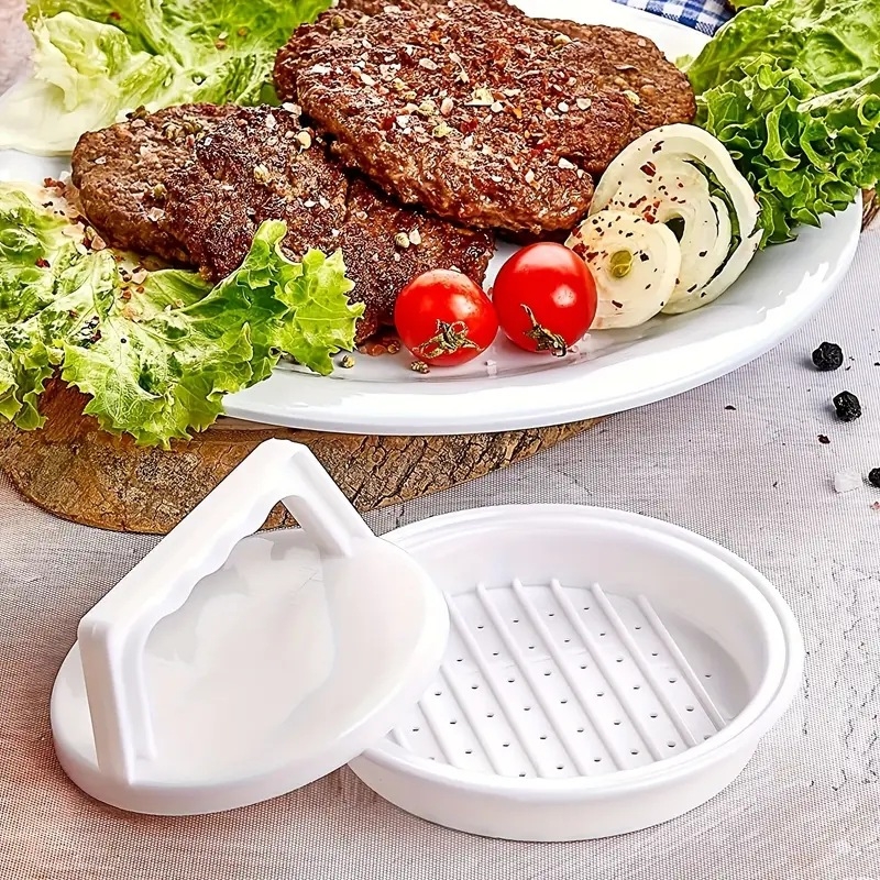 Višenamjenska presica za hamburgere, PP materijal, kuhinjski alat, modern minimalistički stil, tiskani logotip, proljeće 2024