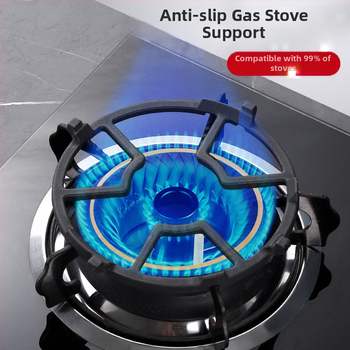 Στήριγμα εστιών αερίου — Πανευρωπαϊκή αντιολισθητική βάση για κατσαρόλες και γουόκ με 4 ή 5 άγκιστρα