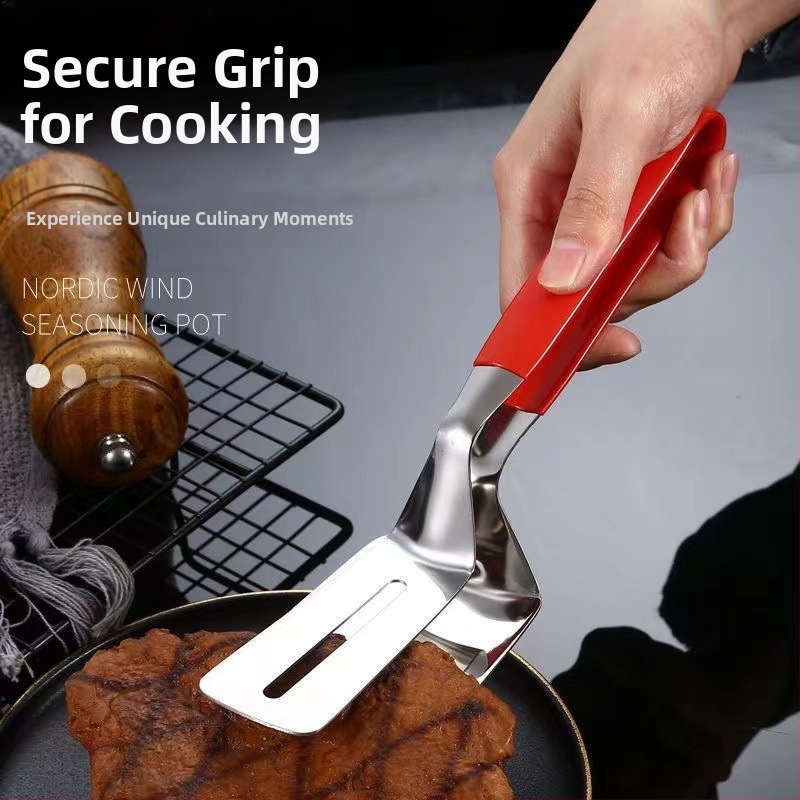 Стейк щипки от неръждаема стомана, неплъзгащи се, висока термична устойчивост, защита от ръжда, многофункционални хранителни клипове (201 неръждаема стомана)