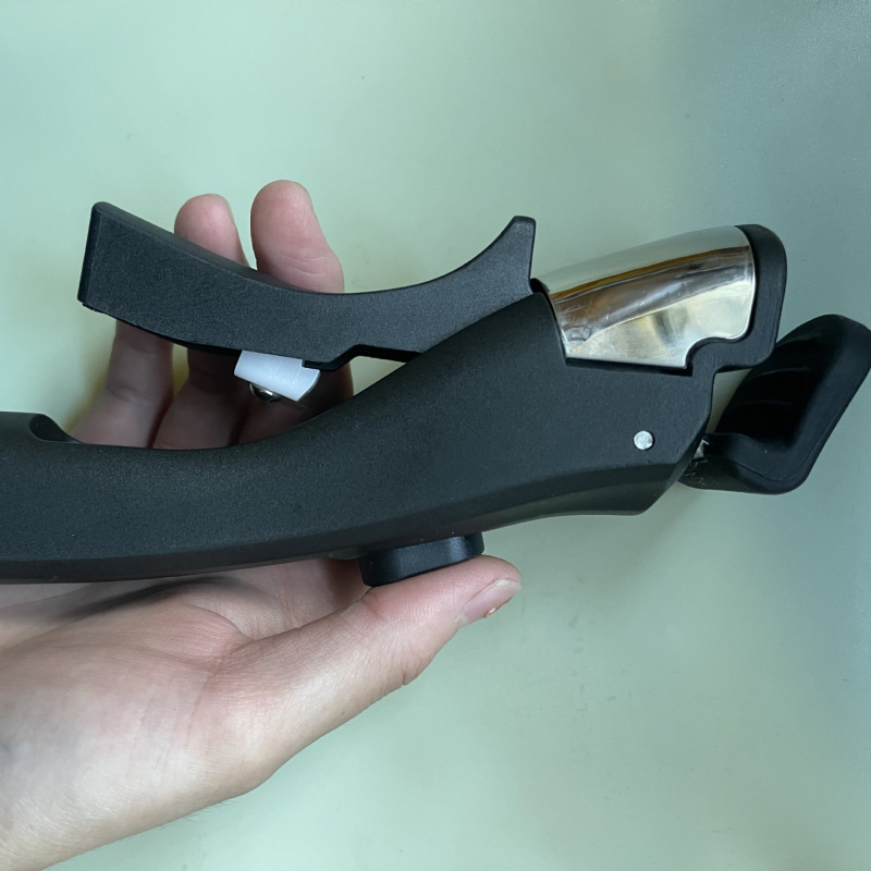 Medinė universali puodo ir keptuvės rankena, nuimama, apsauga nuo nudegimų, universalus naudojimas