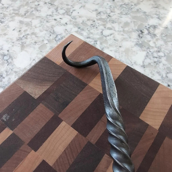 BBQ εργαλείο γυρίσματος τροφίμων - ανοξείδωτο ατσάλι, ακανόνιστο σχέδιο, 1 τεμάχιο