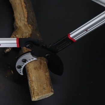 Βαρύς κλαδευτήρας για παχιά κλαδιά με τηλεσκοπική μακριά λαβή, τριτμητό μήκος, SK5 ατσάλι, εξοικονόμηση προσπάθειας