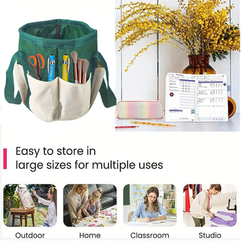 Τσαντάκι εργαλείων χειρός, κυλινδρικού στυλ από Oxford ύφασμα, πολλαπλά τσεπ, μάρκα Yiyuguy