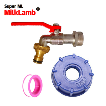 Sada slavina od cinkovog legura, navojni spoj, jednoručno upravljanje, model ML.R02E023434, nikl premaz, MilkLamb