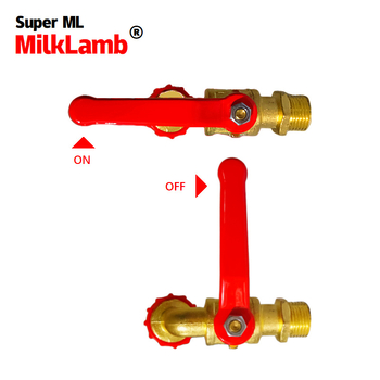 Sada slavina od cinkovog legura, navojni spoj, jednoručno upravljanje, model ML.R02E023434, nikl premaz, MilkLamb