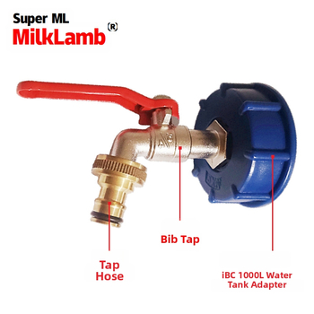 Sada slavina od cinkovog legura, navojni spoj, jednoručno upravljanje, model ML.R02E023434, nikl premaz, MilkLamb