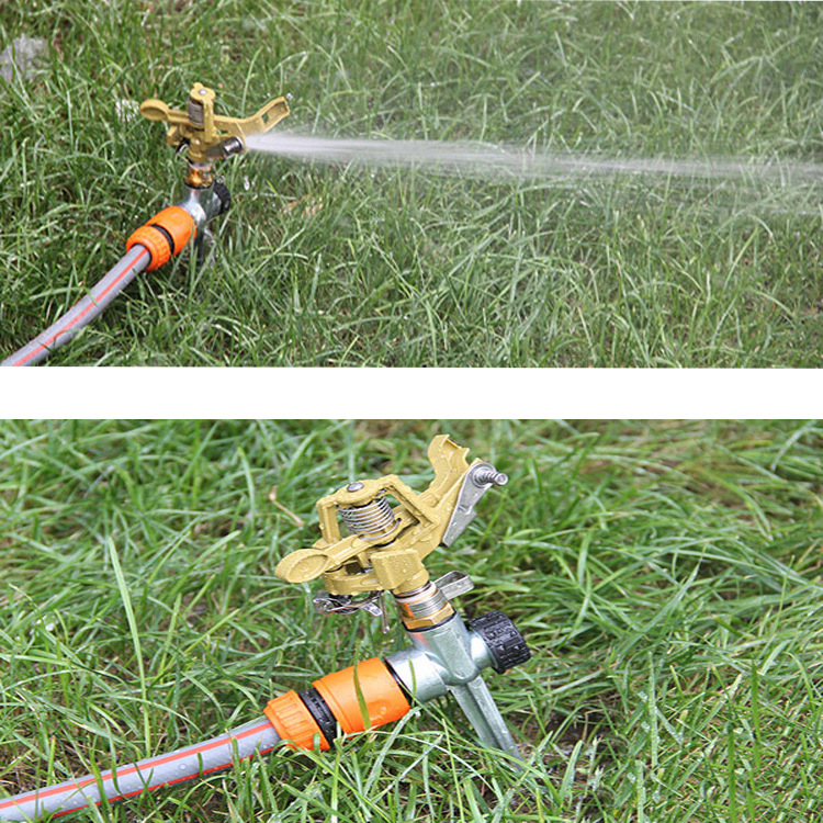 Yuka ακροφύσιο ψεκασμού για πότισμα κήπου — κράμα ψευδαργύρου και χαλκού, εύκολο στη χρήση, βελτιώνει την απόδοση, 4 ή 6 σημεία ψεκασμού