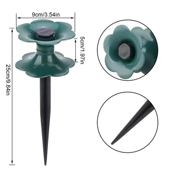 Τροχάκι καθοδήγησης σωλήνα άρδευσης κήπων, πλαστικό, 1 τεμάχιο, για κήπο