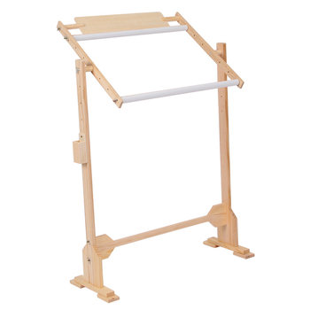 Рамка за кръстат бод с регулируема фиксирана скоба - борова дървена рамка, комплект, стил Нов Китайски