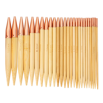 Σετ κυκλικών βελόνων πλεξίματος από μπαμπού, 13 ζεύγη, κατάλληλες για μάλλινο πλέξιμο, πολυλειτουργικό κιτ, διαθέσιμη ιδιωτική ετικέτα