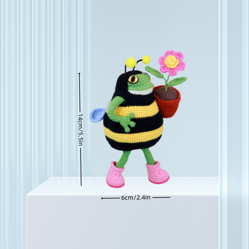 DIY komplektas kukičimui lėlėlei – vilnos siūlai (Semi-Worsted, Stranded) kukličimui