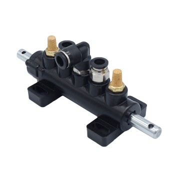 Αξεσουάρ αποσυναρμολόγησης ελαστικών αυτοκινήτου με πνευματική βαλβίδα, διακόπτη ποδιού, πεντα-δρομής βαλβίδα και ελεγκτή κυλίνδρου· HengLianQiBao; πίεση λειτουργίας 0.8–1.0 MPa