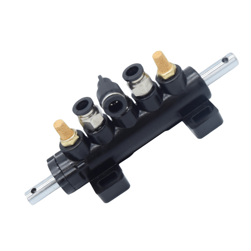 Αξεσουάρ αποσυναρμολόγησης ελαστικών αυτοκινήτου με πνευματική βαλβίδα, διακόπτη ποδιού, πεντα-δρομής βαλβίδα και ελεγκτή κυλίνδρου· HengLianQiBao; πίεση λειτουργίας 0.8–1.0 MPa