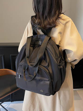 KAMUANG Oxford anyagú hátizsák – Téli 2024, kínai ihletésű, egyszerű, divatos kivitel utazáshoz és iskolához, cipzárral záródó rejtett zsebbel; vízálló, kopásálló és lopás elleni