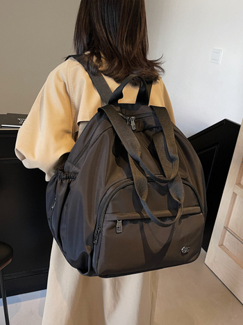 KAMUANG Oxford anyagú hátizsák – Téli 2024, kínai ihletésű, egyszerű, divatos kivitel utazáshoz és iskolához, cipzárral záródó rejtett zsebbel; vízálló, kopásálló és lopás elleni