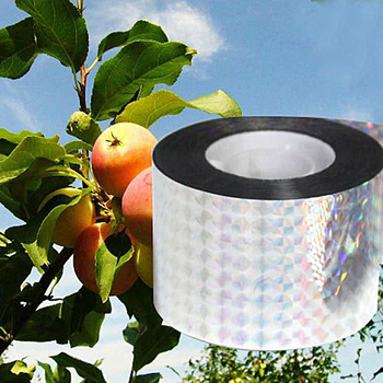 Πλαστική κορδέλα αποτροπής πουλιών με αντανακλαστική προειδοποίηση για γεωργικές εκτάσεις, αντι-πουλιών, φλας λέιζερ