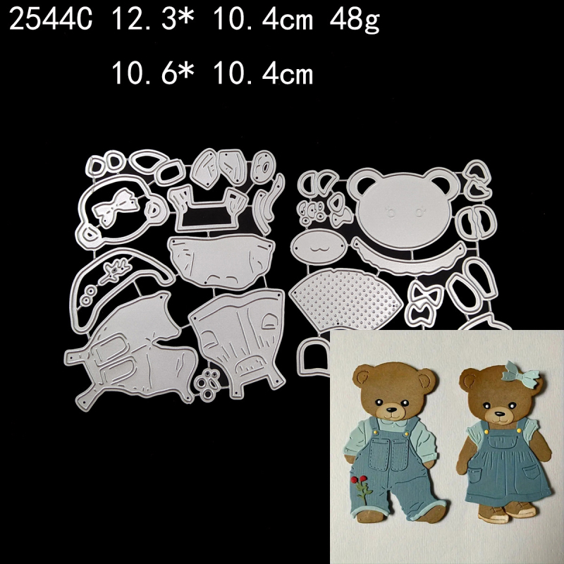 Vágóformák scrapbookinghoz, szénacél, gravírozás, otthoni használatra, egyenként csomagolva