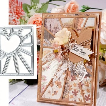 Metalni izrezni kalup za scrapbooking, izradu papirnatih kartica i ukrase za DIY fotoalbum
