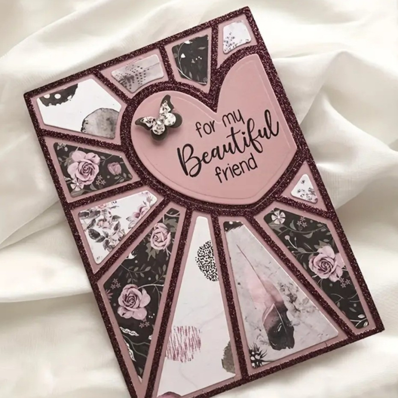 Metalni izrezni kalup za scrapbooking, izradu papirnatih kartica i ukrase za DIY fotoalbum