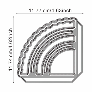 Vágóforma üdvözlőlap borítójához – szénacél, gravírozás, scrapbooking, otthoni használat
