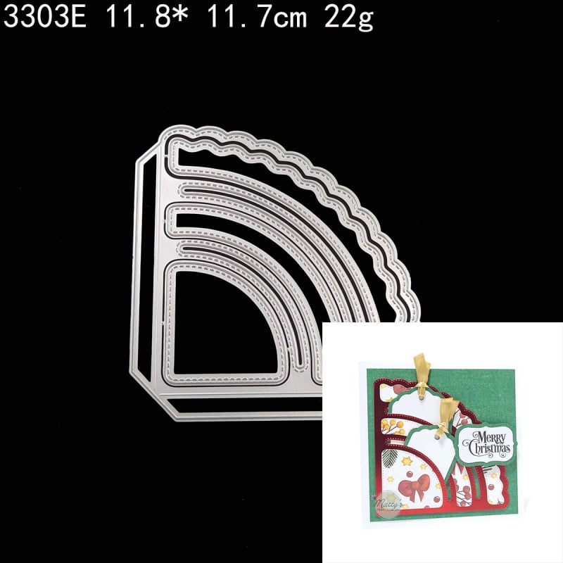 Vágóforma üdvözlőlap borítójához – szénacél, gravírozás, scrapbooking, otthoni használat